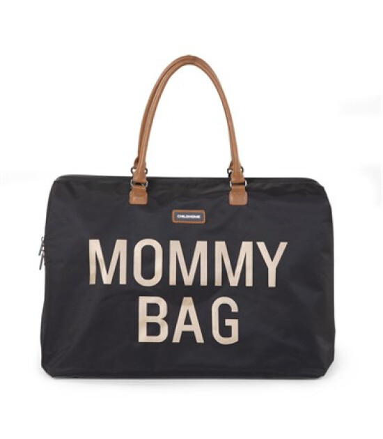 ChildHome Mommy Bag Anne Bebek Bakım Çantası // Siyah & Gold