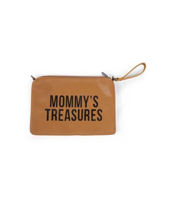Childhome Mommy Treasures Deri Clutch // Kahverengi