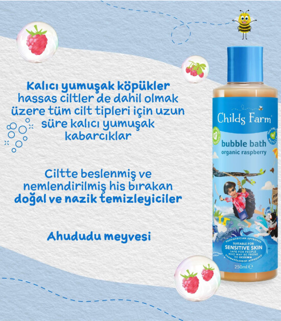 Childs Farm Organik Ahududu Özlü Banyo Köpüğü