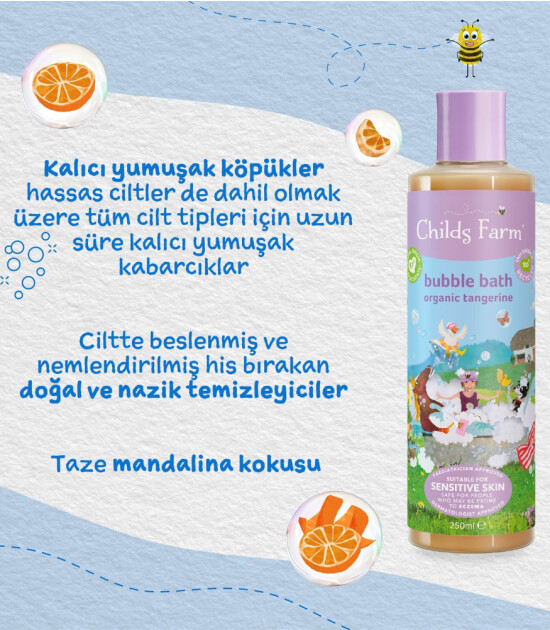 Childs Farm Organik Mandalina Özlü Banyo Köpüğü