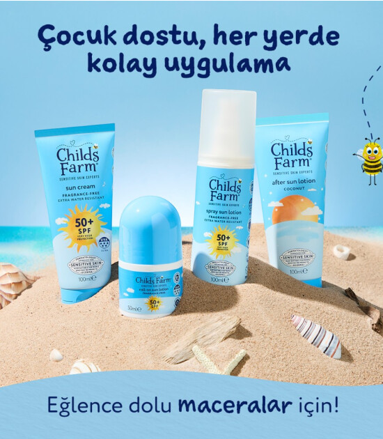 Childs Farm Bebek G&uuml;neş Kremi - Parf&uuml;ms&uuml;z SPF 50+ (100 ml)