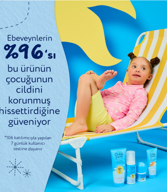 Childs Farm Bebek G&uuml;neş Kremi - Parf&uuml;ms&uuml;z SPF 50+ (100 ml)