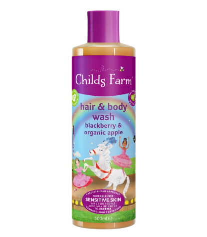 Childs Farm Böğürtlen ve Organik Elma Özlü Çocuk Saç ve Vücut Şampuan (500ml)