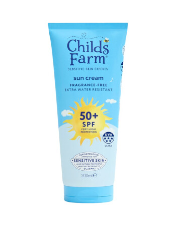 Childs Farm &Ccedil;ocuk G&uuml;neş Kremi - Parf&uuml;ms&uuml;z SPF 50+ (200 ml)