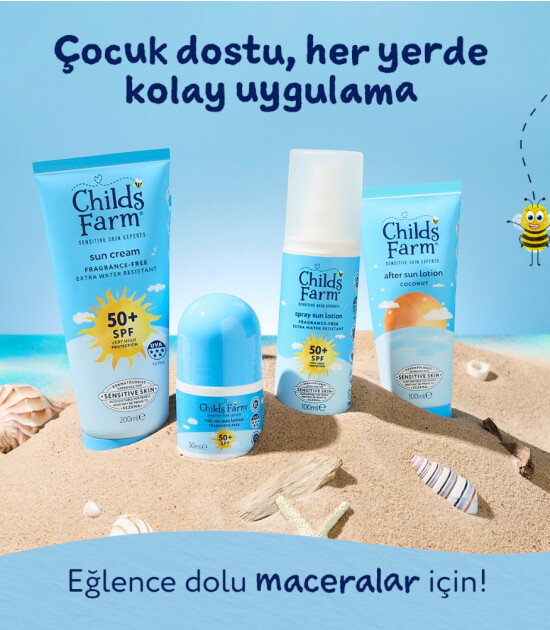 Childs Farm &Ccedil;ocuk G&uuml;neş Kremi - Parf&uuml;ms&uuml;z SPF 50+ (200 ml)
