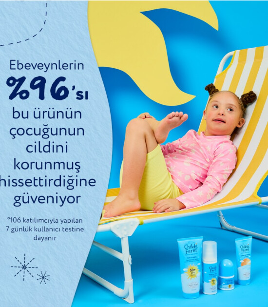 Childs Farm &Ccedil;ocuk G&uuml;neş Kremi - Parf&uuml;ms&uuml;z SPF 50+ (200 ml)