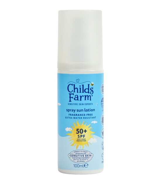 Childs Farm &Ccedil;ocuk G&uuml;neş Spreyi - Parf&uuml;ms&uuml;z SPF 50+ (100 ml)