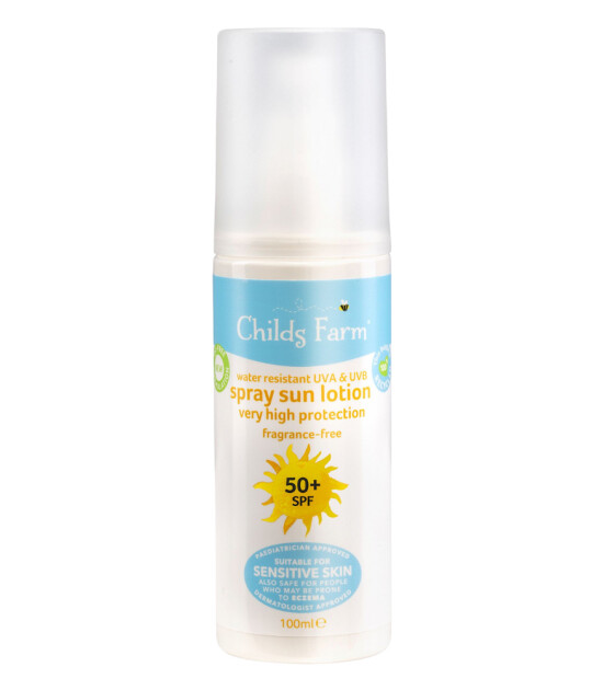 Childs Farm Sprey Güneş Losyonu Kokusuz (50+ SPF)