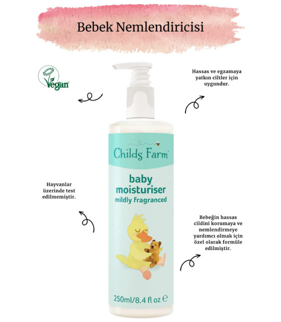 Childs Farm Hafif Kokulu Bebek Nemlendirici (250 ml)