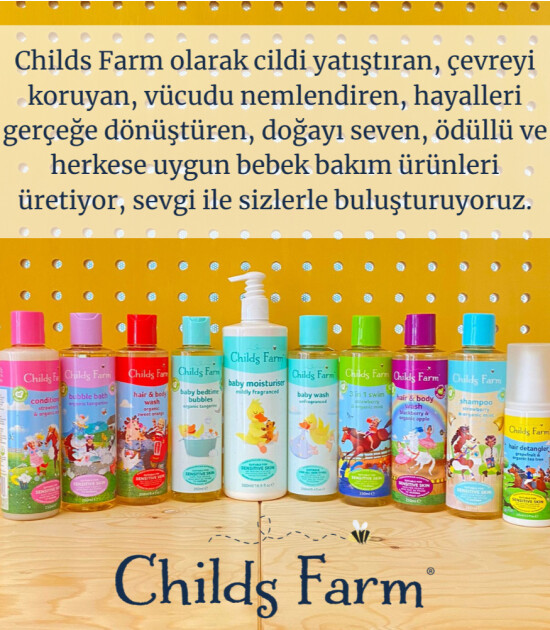 Childs Farm Organik Mandalina Özlü Uyku Öncesi Bebek Banyo Köpüğü