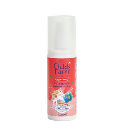 Childs Farm Çilek ve Organik Nane Özlü Kolay Tarama Çocuk Saç Spreyi (100 ml)