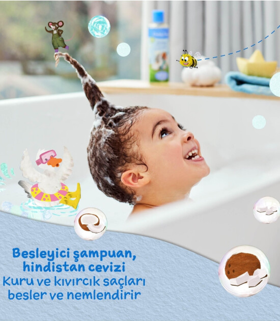 Childs Farm Kuru ve Kıvırcık Sa&ccedil;lar i&ccedil;in Hindistancevizi Şampuan
