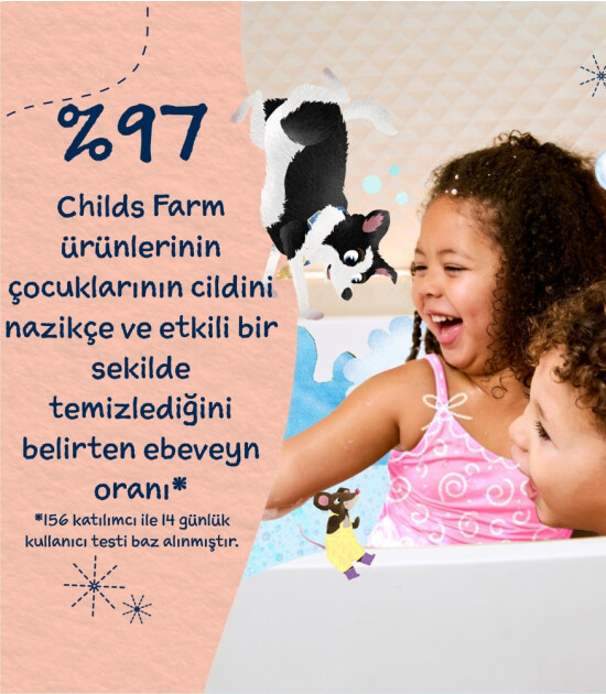 Childs Farm Organik Ahududu &Ouml;zl&uuml; Banyo K&ouml;p&uuml;ğ&uuml;