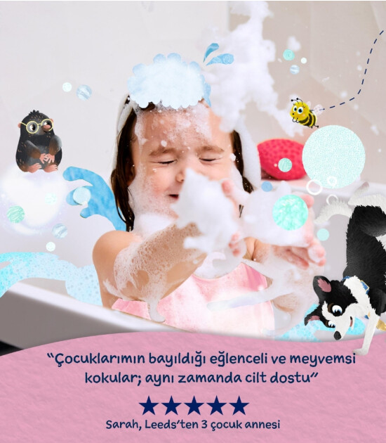 Childs Farm Organik Kiraz &Ccedil;ocuk Banyo K&ouml;p&uuml;ğ&uuml; (250 ml)