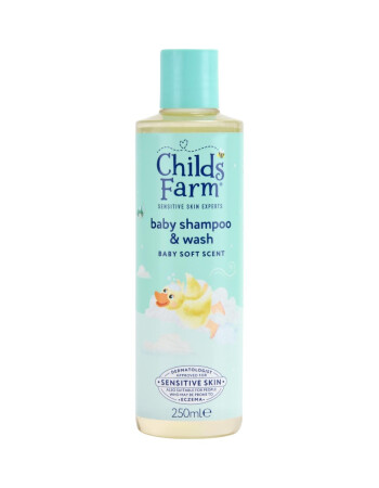 Childs Farm Aloe Vera ve Salatalık &Ouml;zl&uuml; Bebek Sa&ccedil; ve V&uuml;cut Şampuanı (250 ml)