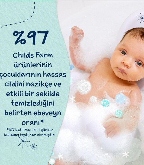 Childs Farm Aloe Vera ve Salatalık &Ouml;zl&uuml; Yenidoğan K&ouml;p&uuml;k Bebek Şampuan (160 ml)
