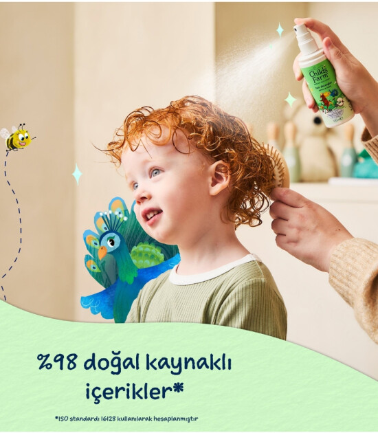 Childs Farm Elma ve Armut &Ouml;zl&uuml; Kolay Tarama &Ccedil;ocuk Sa&ccedil; Spreyi (100 ml)