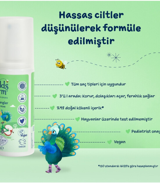 Childs Farm Elma ve Armut &Ouml;zl&uuml; Kolay Tarama &Ccedil;ocuk Sa&ccedil; Spreyi (100 ml)