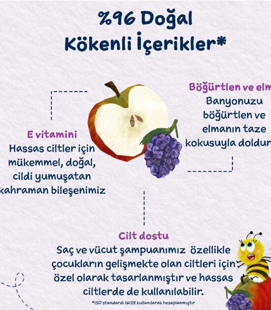 Childs Farm B&ouml;ğ&uuml;rtlen ve Organik Elma &Ouml;zl&uuml; &Ccedil;ocuk Sa&ccedil; ve V&uuml;cut Şampuan