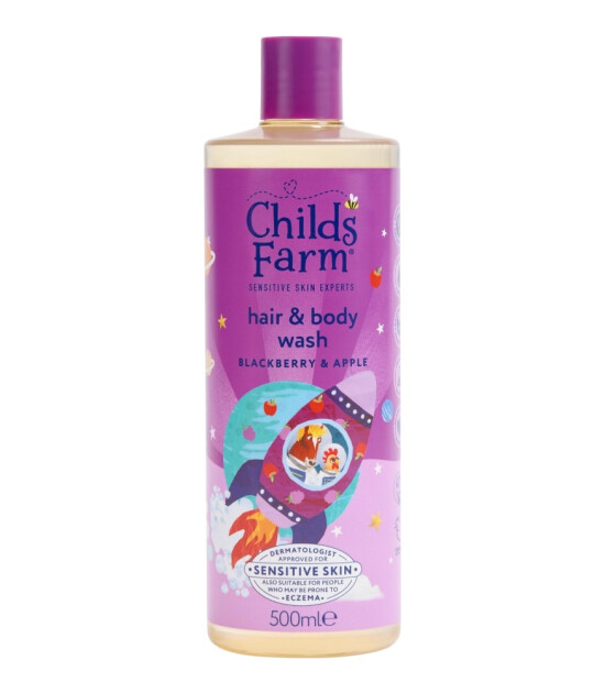 Childs Farm B&ouml;ğ&uuml;rtlen ve Organik Elma &Ouml;zl&uuml; &Ccedil;ocuk Sa&ccedil; ve V&uuml;cut Şampuan (500ml)