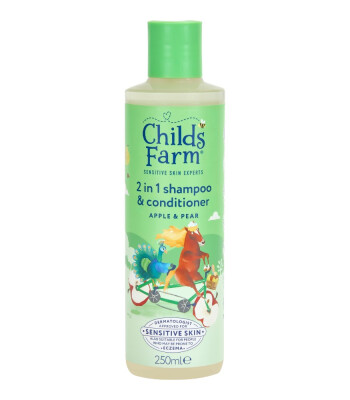 Childs Farm Elma ve Armut &Ouml;zl&uuml; 2 in 1 Şampuan ve Sa&ccedil; Kremi (250 ml)