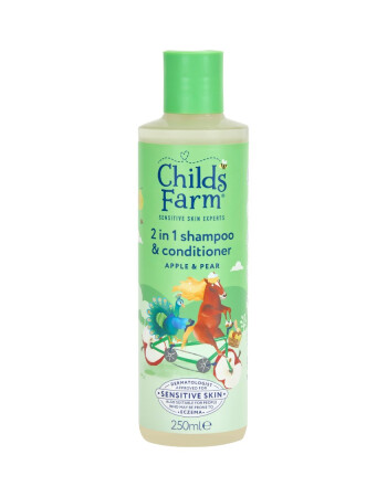 Childs Farm Elma ve Armut &Ouml;zl&uuml; 2 in 1 Şampuan ve Sa&ccedil; Kremi (250 ml)
