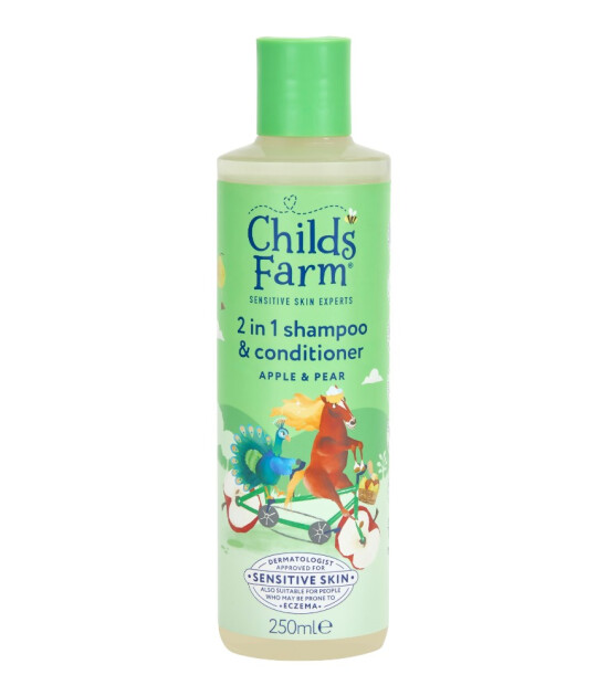 Childs Farm Elma ve Armut &Ouml;zl&uuml; 2 in 1 Şampuan ve Sa&ccedil; Kremi (250 ml)