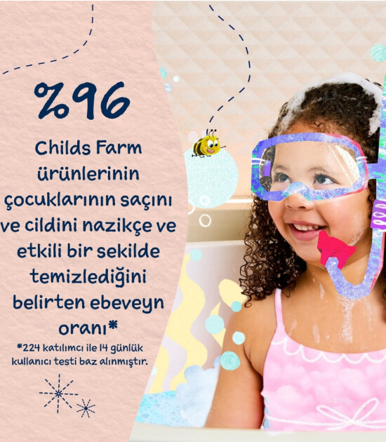 Childs Farm Organik Tatlı Portakal &Ouml;zl&uuml; &Ccedil;ocuk Sa&ccedil; ve V&uuml;cut Şampuan