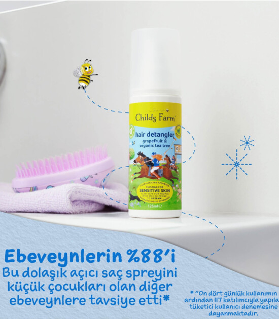 Childs Farm Kolay Tarama Çocuk Saç Spreyi