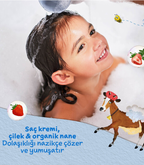 Childs Farm Çilek ve Organik Nane Özlü Çocuk Saç Krem (500ml)
