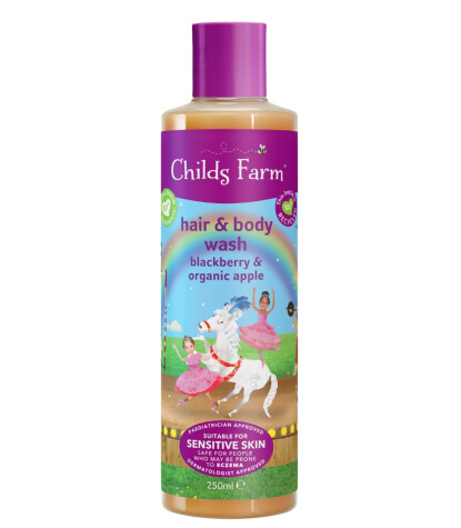 Childs Farm Böğürtlen ve Organik Elma Özlü Çocuk Saç ve Vücut Şampuan