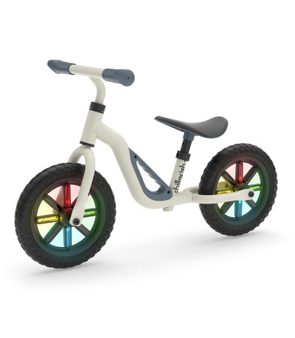 Chillafish Charlie Glow Işıklı Denge Bisikleti (10 inç) // Bej