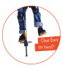 Chillafish Poogi Glow Pogo Stick Işıklı Zıplama &Ccedil;ubuğu (95 cm) // Papaya