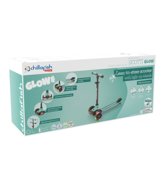Chillafish Scotti Glow Işıklı Scooter // Mint