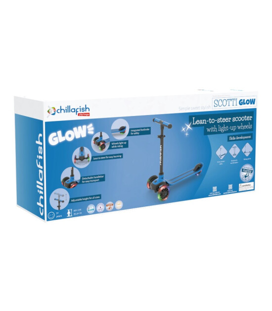 Chillafish Scotti Glow Işıklı Scooter // Navy