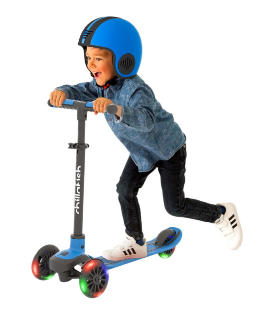 Chillafish Scotti Glow Işıklı Scooter // Navy