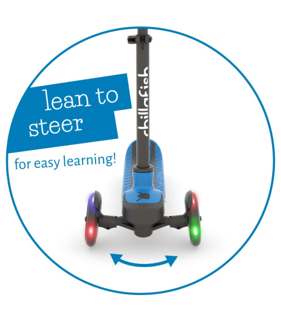 Chillafish Scotti Glow Işıklı Scooter // Navy