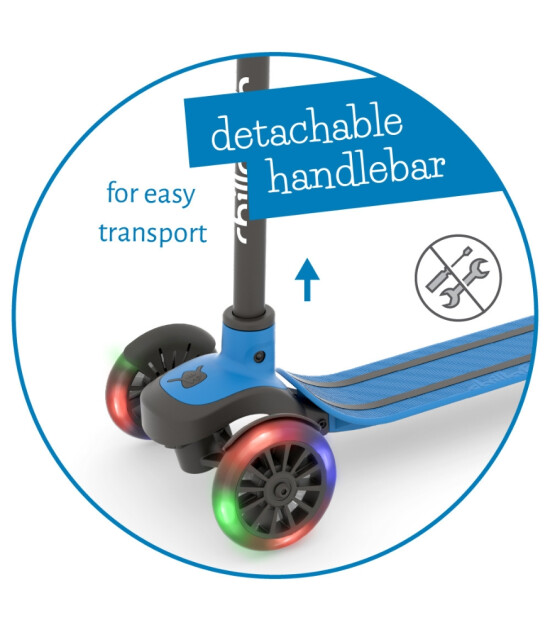 Chillafish Scotti Glow Işıklı Scooter // Navy