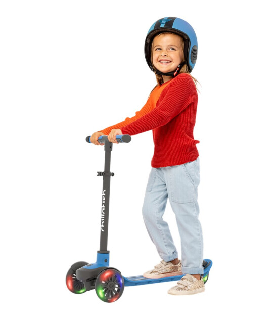 Chillafish Scotti Glow Işıklı Scooter // Navy