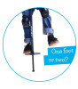 Chillafish Poogi Pogo Stick Zıplama Çubuğu (95 cm) // Mavi