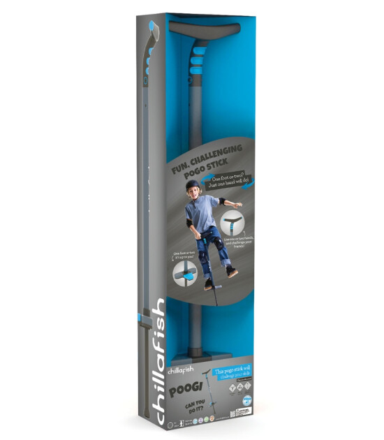 Chillafish Poogi Pogo Stick Zıplama Çubuğu (95 cm) // Mavi