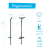 Chillafish Poogi Pogo Stick Zıplama Çubuğu (95 cm) // Mavi