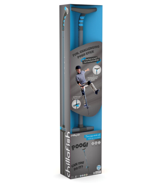 Chillafish Poogi Pogo Stick Zıplama Çubuğu (110 cm) // Mavi