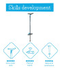 Chillafish Poogi Pogo Stick Zıplama Çubuğu (110 cm) // Mavi