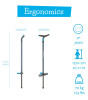 Chillafish Poogi Pogo Stick Zıplama Çubuğu (110 cm) // Mavi
