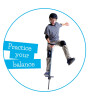 Chillafish Poogi Pogo Stick Zıplama Çubuğu (110 cm) // Mavi