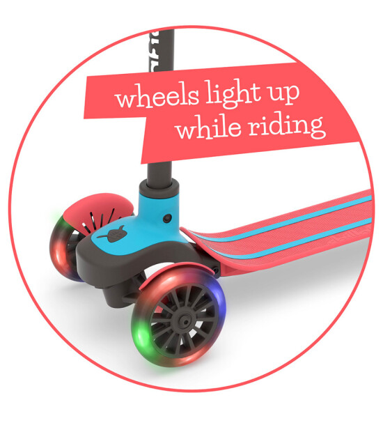 Chillafish Scotti Glow Işıklı Scooter // Kırmızı