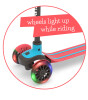 Chillafish Scotti Glow Işıklı Scooter // Kırmızı