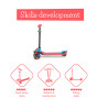 Chillafish Scotti Glow Işıklı Scooter // Kırmızı