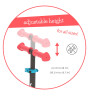 Chillafish Scotti Glow Işıklı Scooter // Kırmızı